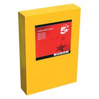 5 Star Office Coloured Card Tinted 160gsm A4 Deep Orange [Pack 250] 