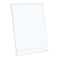 5 Star Office Sign Holder Portrait Slanted A4 Clear 