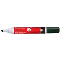 5 Star Office Drywipe Marker Xylene/Toluene-free Chisel Tip 2-5mm Line Black [Pack 12]