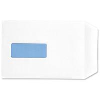 5 Star Eco Envelopes Recycled Pocket Self Seal Window 90gsm C5 229x162mm White [Pack 500]