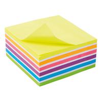 5 Star Office Re-Move Sticky Notes Rainbow Cube 76x76mm 6 Bright Colours 400 Sheets