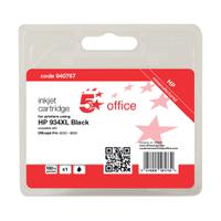 5 Star Office Reman Inkjet Cart HY Page Life 1000pp 25.5ml Black [HP No.934XL C2P23AE Alternative]