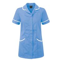 Ladies Tunic Concealed Zip Size 20 Hospital Blue/White