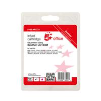 5 Star Office Remanufactured Inkjet Cartridge Page Life Magenta 600pp [Brother LC123M Alternative]