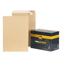 New Guardian Envelopes FSC Pocket Peel & Seal Hvyweight 130gsm C3 457x324mm Manilla Ref C27013 [Pack 125]
