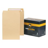 New Guardian Envelopes FSC Pocket Peel & Seal Heavyweight 130gsm 381x254mm Manilla Ref E23513 [Pack 125]