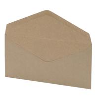 5 Star Office Envelopes FSC Wallet Recycled Lightweight Gummed Wdw 75gsm DL 220x110mm Manilla [Pack 1000]