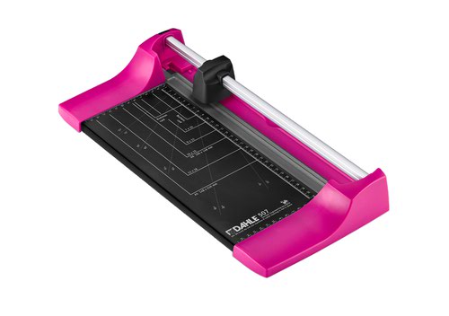 Dahle 507 A4 Personal Trimmer - cutting length 320 mm/cutting capacity 0.8 mm, Color ID - happy pink