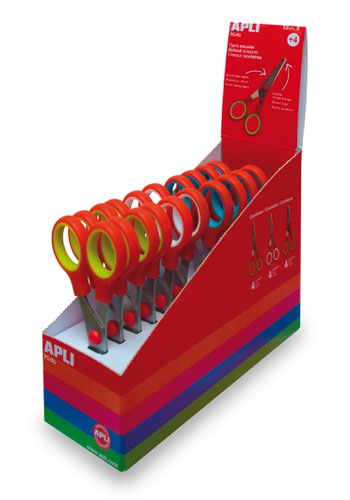 Apli School Scissors Display (12 Scissors)