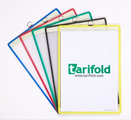 Tarifold A4 Hanging Pockets Assorted Pack of 5