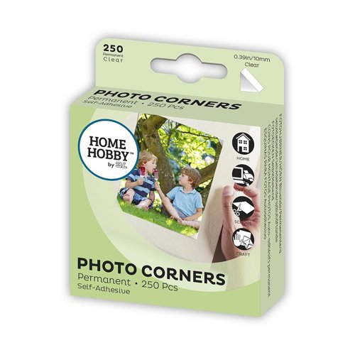 Photo Corners 10mm Clear Pack of 250