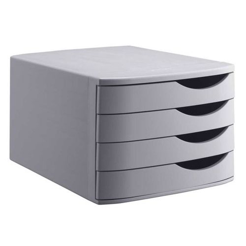 Jalema Re-Solution Drawer Cabinet 4 Closed Drawers Grey