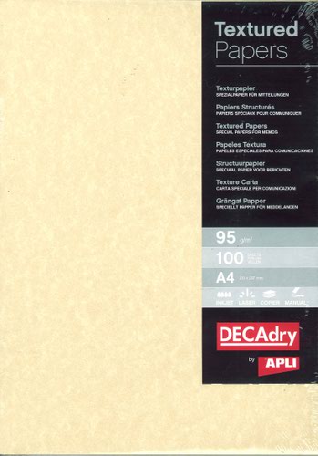 Decadry A4 Parchment Champagne Paper 95gsm Pack of 100