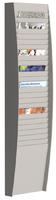 Fast Paper Document Control Panel/Literature Holder 1 x 25 Compartment A4 Grey - FV12502