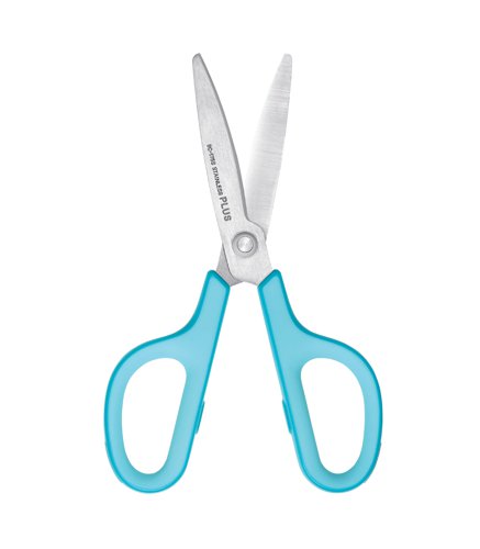 Plus By Pentel Fitcut Curve Smart Stainless Steel Right-Handed Scissors 175mm Blue 35052