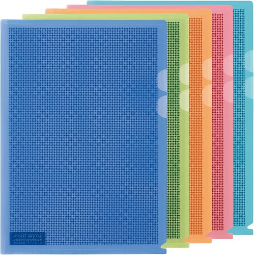 Plus By Pentel Camouflage A4 Polypropylene Folders Assorted Colours (Pack 5) 89896