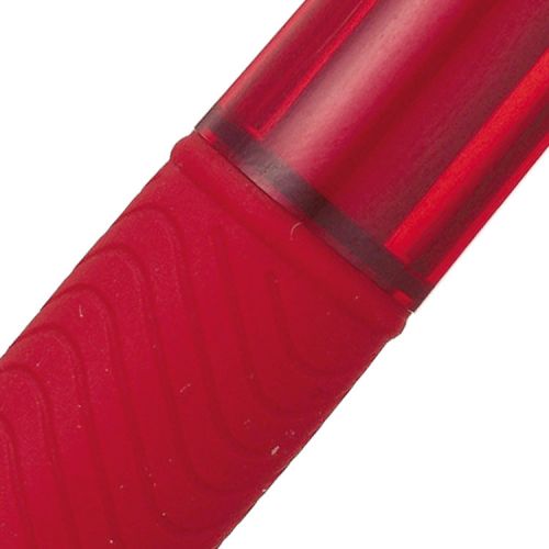 Pentel Energel X Gel Retractable Gel Rollerball Pen 0.7mm Tip 0.35mm Line Red (Pack 12) BL10.7-B - BL107-BX
