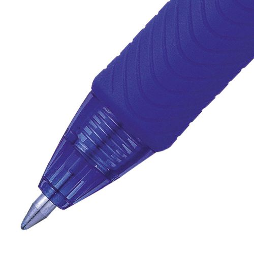 Pentel Energel X Gel Retractable Gel Rollerball Pen 0.7mm Tip 0.35mm Line Blue (Pack 12)  | County Office Supplies