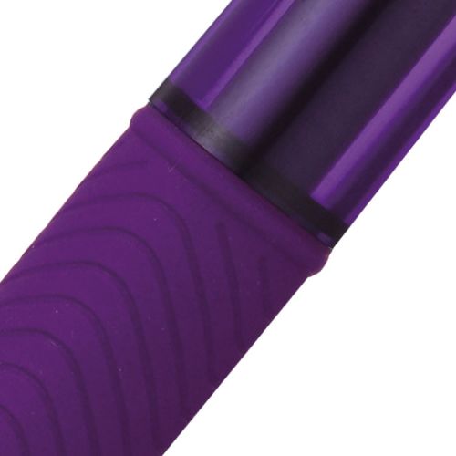 Pentel Energel X Gel Retractable Gel Rollerball Pen 0.7mm Tip 0.35mm Line Violet (Pack 12) - BL107-VX  16692PE