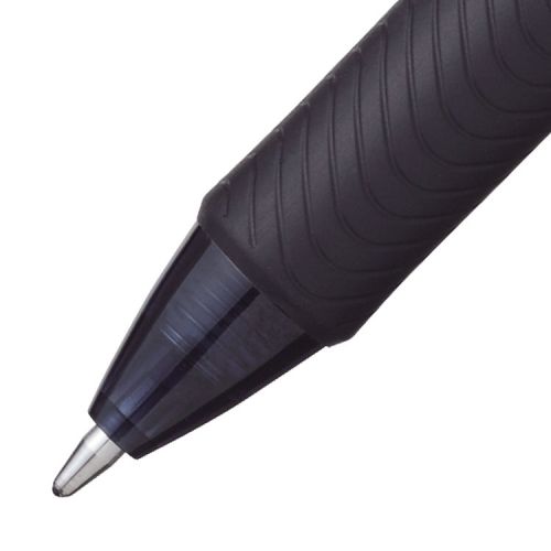 Pentel EnerGel X Retractable Gel Pen Broad Black (Pack of 12) BL110-A PE00881