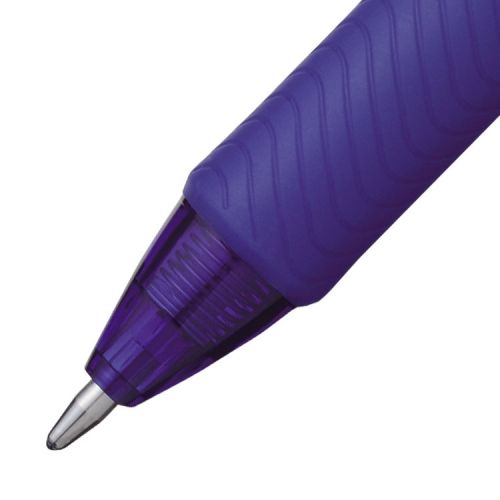 Pentel Energel X Gel Retractable Gel Rollerball Pen 1.0mm Tip 0.5mm Line Blue (Pack 12) BL110-C - BL110-CX