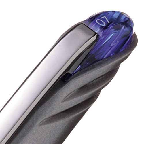 Pentel EnerGel + Metal Tip Rollerball Pen 0.7mm Blue (Pack of 12) BL27-C - PE06497