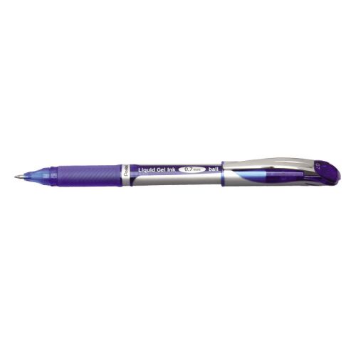 Pentel Energel XM Gel Rollerball Pen 0.7mm Tip 0.35mm Line Blue (Pack 12)