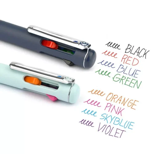 Pentel IZEE 4 Colour Ballpoint Pen Everyday 1.0mm Tip 0.5mm Line (Pack 12) BXC470-DC