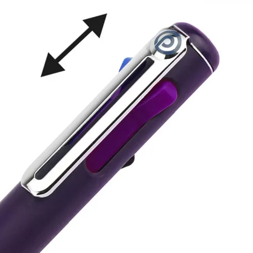 86853PE - Pentel IZEE 4 Colour Ballpoint Pen Education 1.0mm Tip 0.5mm Line (Pack 12) BXC470-DV-ACDV