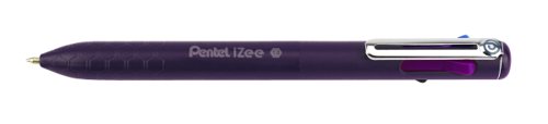 Pentel Izee 4 Colr Ballpnt Asst Pk12 Ballpoint & Rollerball Pens PE1385
