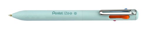 86860PE - Pentel IZEE 4 Colour Ballpoint Pen Fashion 1.0mm Tip 0.5mm Line (Pack 12) BXC470-LC