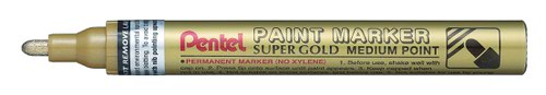 Pentel Metallic Paint Marker Medium Point Gold