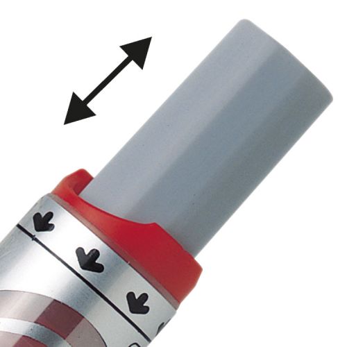 Pentel Maxiflo Whiteboard Marker Bullet Tip 3mm Line Red (Pack 12) - MWL5M-BO  17448PE