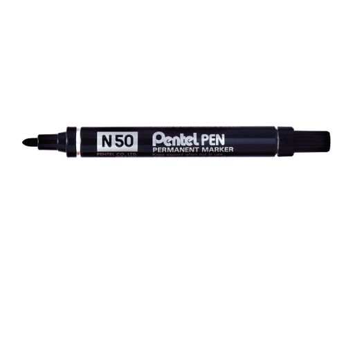 Pentel N50 Permanent Marker Bullet Tip Black