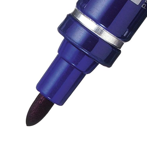 Pentel N50 Permanent Marker Bullet Tip 2.2mm Line Blue (Pack 12) - N50-C