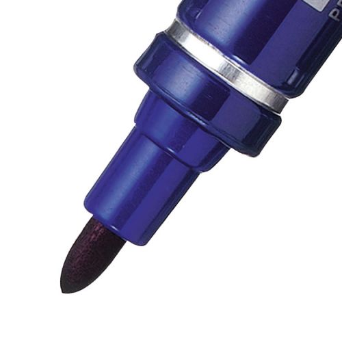 Pentel N50 Permanent Marker Bullet Tip 2.2mm Line Blue (Pack 12) - N50-C  17042PE