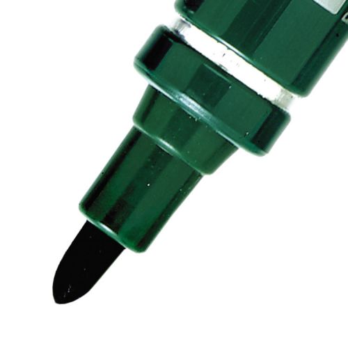 Pentel N50 Permanent Marker Bullet 4.3mm Tip 2.2mm Line Green Ref N50-D [Pack 12]