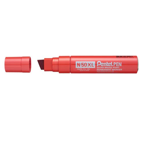 Pentel Jumbo Marker N50XL Up To 14mm Line Width Red