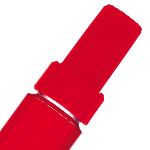 17063PE - Pentel N60 Permanent Marker Chisel Tip 3.9-5.7mm Line Red (Pack 12) - N60-B