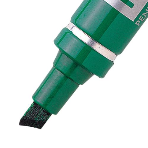 Pentel N60 Permanent Marker Chisel Tip 3.9-5.7mm Line Green (Pack 12) - N60-D Permanent Markers 76224PE