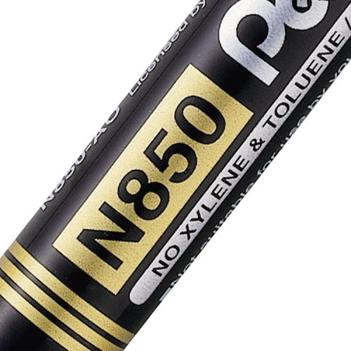 Pentel N850 Permanent Marker Bullet Tip Marker (Pack of 12) N850-AE - PE07140