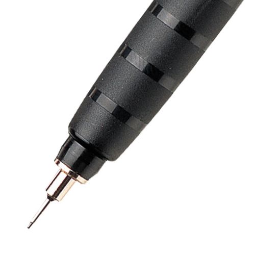 Pentel NMF50 Permanent Marker Superfine Tip 0.3mm Line Black (Pack 12) - NMF50-AO  17462PE