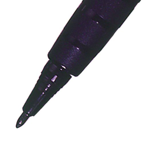 Pentel NMS50 Permanent Marker Bullet Tip 1mm Line Black (Pack 12) - NMS50-A