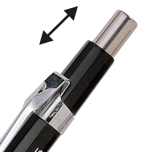 Pentel P205 Mechanical Pencil HB 0.5mm Lead Black Barrel (Pack 12)