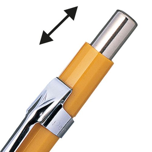 Pentel P209 Mechanical Pencil HB 0.9mm Lead Yellow Barrel (Pack 12)