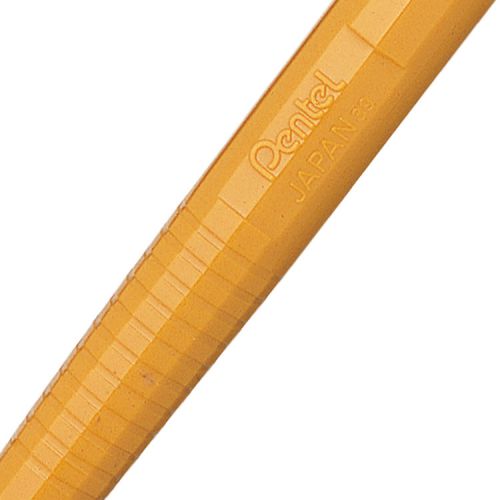 PE04026 Pentel P200 Automatic Pencil Broad 0.9mm Yellow Barrel (Pack of 12) P209