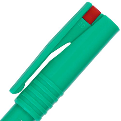 17112PE - Pentel R50 Rollerball Pen 0.8mm Tip 0.4mm Line Red (Pack 12) - R50-B