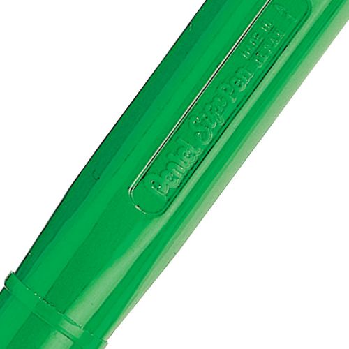 Pentel Sign Pen S520 Fibre Tipped 2.0mm Tip 1.0mm Line Green Ref S520-D [Pack 12]