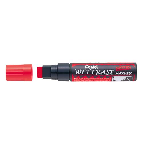  Pentel Wet Erase Chalk Marker, Black Jumbo (SMW56-A) : Artists  Markers : Office Products