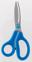 Plus By Pentel Fitcut Curve Kids Fluorine Coated Non Stick Scissors 145mm Blue 35063